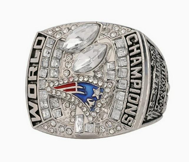 New England Patriots Super Bowl 2003 Championship Ring Replica Size 11