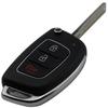 Jingyuqin  3/4 Buttons Flip Folding Remote Car Key Fob Shell Case Cover For Hyundai HB20 SANTA FE IX35 IX45 Accent I40