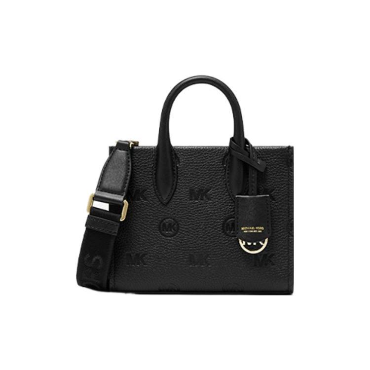 

Michael Kors MK Mirella Classic Logo Print Adjustable Shoulder Strap Leather Mini Crossbody Bag Women bags Black 35F3G7ZC0LBLACK Basic Set (Bag+Dust Bag)