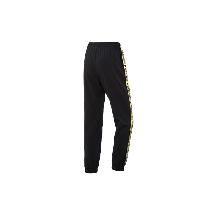 Li Ning X Disney Collaboration Loose Sports Long Pants Women Bottoms Standard-Black AYKQ282-2
