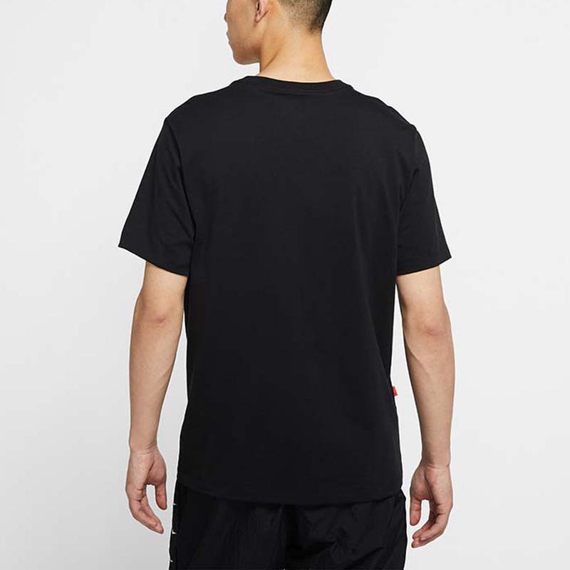 Nike Dri-FIT Logo Print Quick-Dry Sports Short-Sleeve T-Shirt Men Tops Black DB5590-010