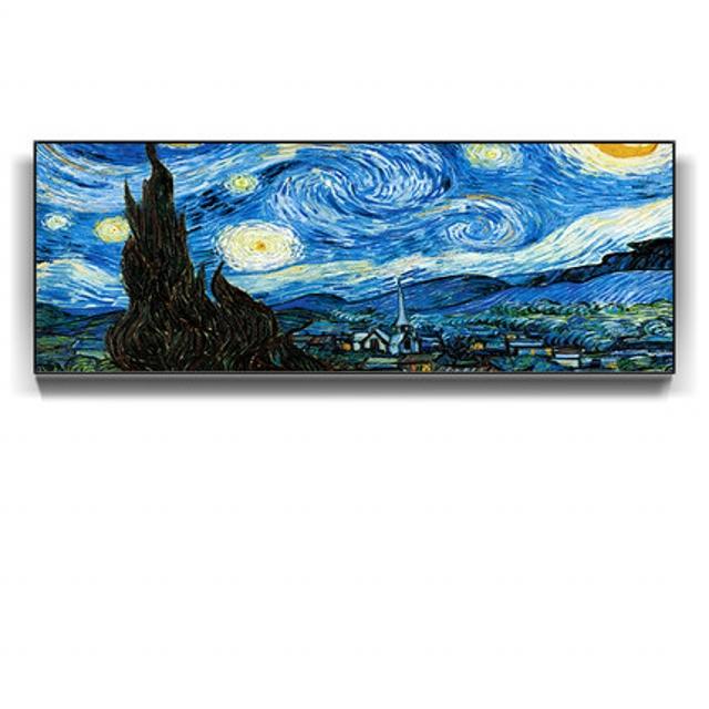 Stjärnenatt Oljemålningar Av Van Gogh Canvas Affischer och Tryck Berömda Impressionistiska Konstmålningar för Modernt Vardagsrum Cuadros