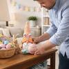 Easter Decor Easter Egg Rabbit Figurine Easter Party Home Garden Decor  Party Decoration