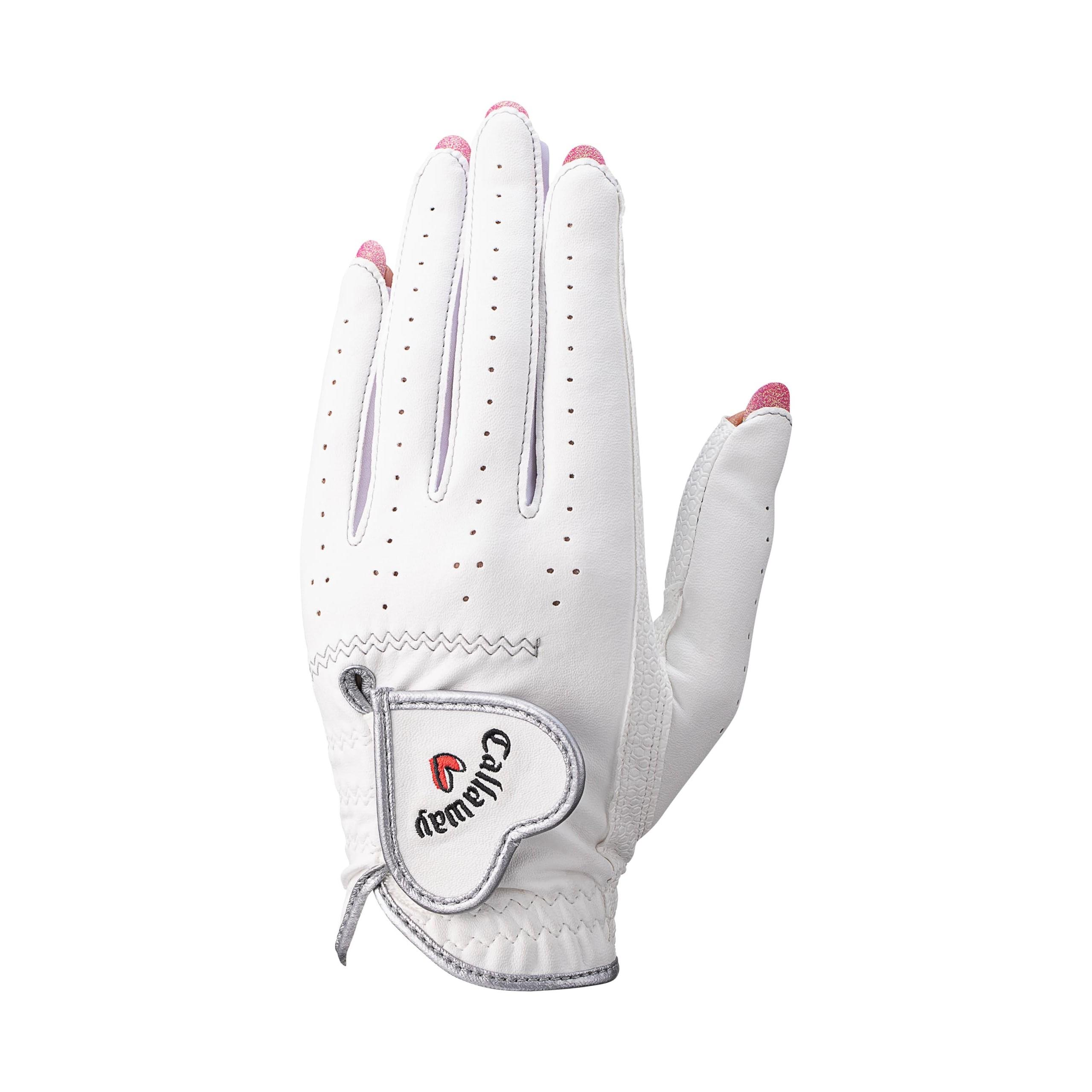 Callaway Nail Dual Women`s White Gloves