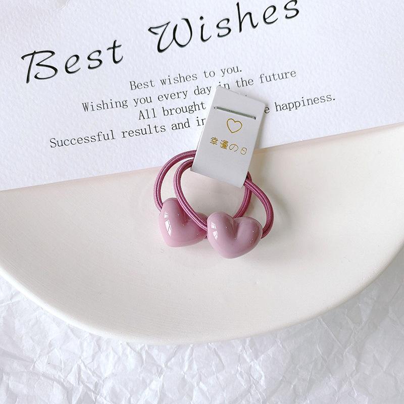 2 יחידות להקות שיער אלסטיות לתינוקות בנות צבע סוכריות טבעת שיער חבל שיער ילדים כיסוי ראש ילדים פעוט אביזרים