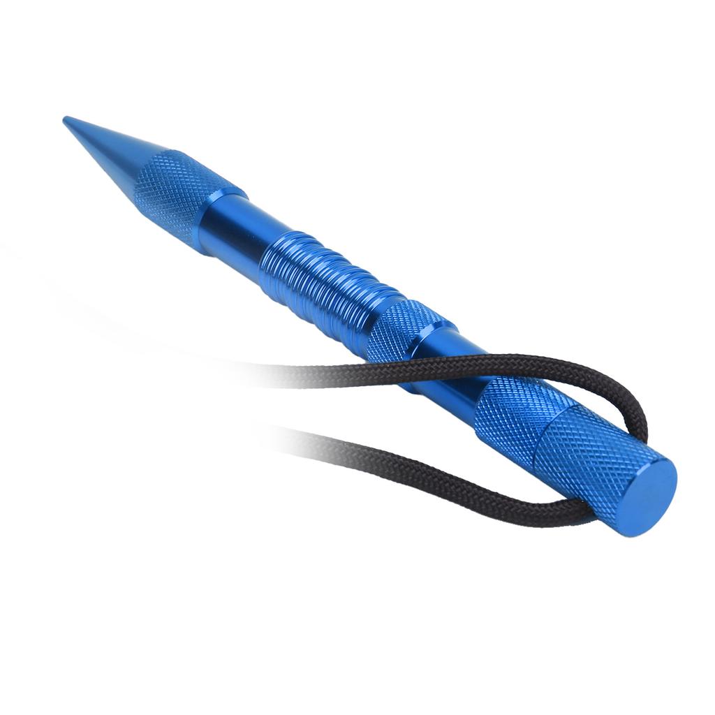 Umbrella Rope Needle Paracord Spike Needle Bracelet Aluminum Binding Stitches Corchet ToolSingle Blue