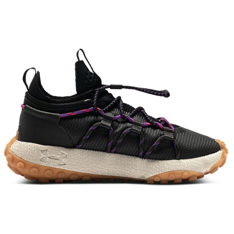 Under Armour HOVR Summit Fat Tire Manžeta Jet Grey Fialová Unisex Tenisky Černá 3022945-107
