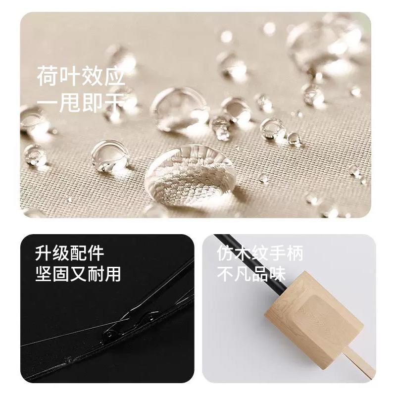Large umbrella, large folding umbrella, weather and rain dual-purpose women's sun protection, UV protection, vinyl parasol thickened to prevent