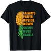 Pineapple Over Vanilla Swinger Upside Down Pineapple Women T-Shirt