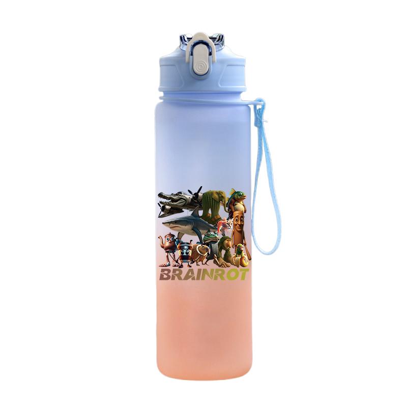 Tuang Tuang Tuang Printed 750Ml Water Bottle Anime Cartoon Large Capacity Drinking Cup Portable Outdoor Sports Water Cup Children Gift