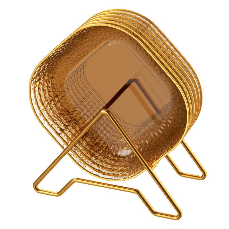 Elegant Transparent Bone Dish for Dining Table: Fruit, Candy, Nut, or Snack Plate