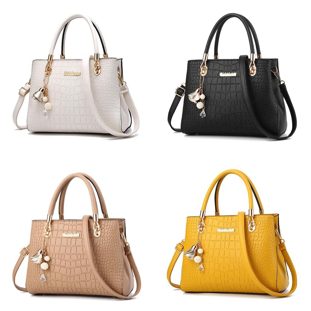 2023 New Fashion Women's Handbag Big Bag Korean Style Shoulder Crossbody Bag Simple Urban Minimalist Pu Bucket Bag
