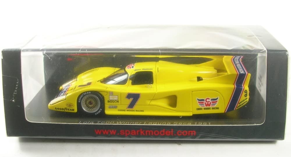 Spark Lola T600 1981 Laguna Seca Winner 1/43 #7 B.Redman