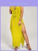 Gorgeous Plus Size Women Long Spaghetti Strap Beach Party Evening Dress For All Occasions