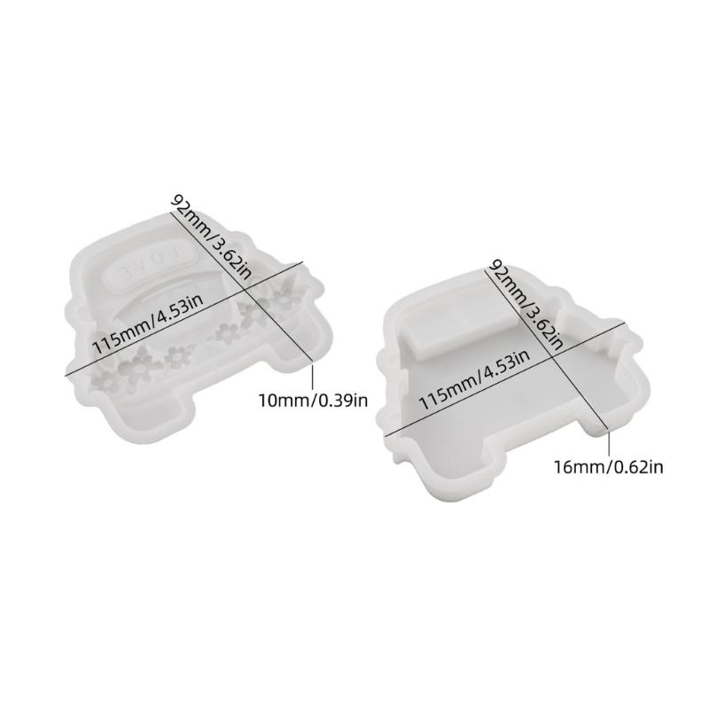 Zarte Kerzenform, Silikonform, Kerzenherstellung, wiederverwendbare Kerze, süße Epoxidform, Gussformen, DIY-Silikonform