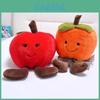 Fruit Apple Plush Toy With Pp Cotton Filling For Kids Bedroom Decor