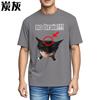 Unisexs Top ONeck Breathable Tee No Brain Cat Face Print Breathable Classic Tshirt Retro Summer Tshirt Short Sleeve