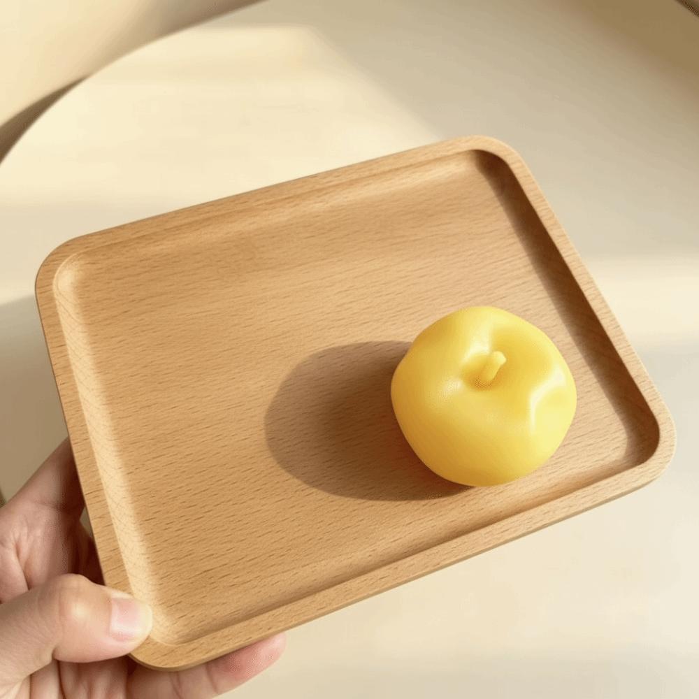 Plasticity Squishy Stress Ball Squishy Coconut Oil Squeeze Toy Anti-Stress Toy for Kids Adults B Yellow Apple