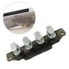 Convenient Piano Type Pushbutton Switch User Friendly Pushbutton Switch Metal Key Switch Perfect for Kitchen Appliances