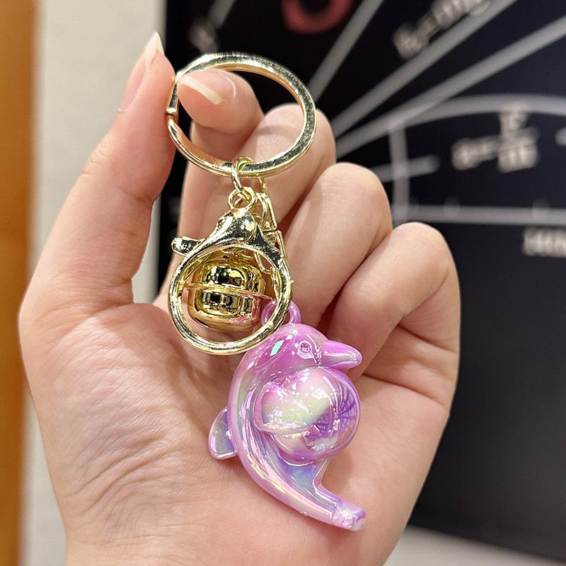Colorful Acrylic Seashell Keychain Pendant - Cute and Exquisite for Girls  Bags & Car Pendants