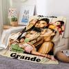 2026 A-Ariana Grande Fashion Singer Soft Blankets,Keep Warm Throw Blanket Comfortable Blanket For Picnic Beds Sofa Home Bedroom