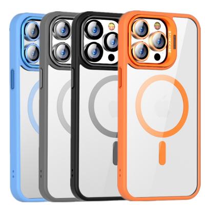 Luxus-Ständer Magnetische Hülle für iPhone 17 16 15 14 13 12 11 Pro Max Hülle für Magsafe Kabelloses Lade Cover Mit Objektivschutz
