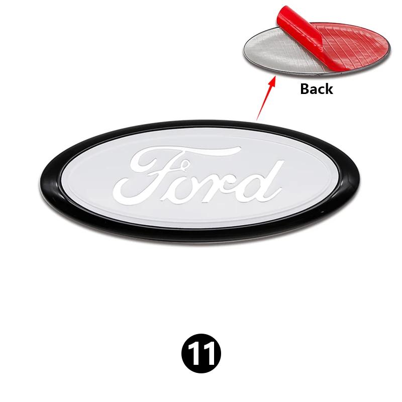 Neuer 2026 Autoaufkleber ABS Auto Frontgrill Heckklappe Logo Emblem Aufkleber für Ford Focus Mondeo Edge Ecosport Ranger Fiesta Fusi