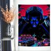 Pop Singer TThe WWeeknd Hippie Wall Hanging Tapestries Art Science Fiction Room Home Decor Kawaii Room Decor