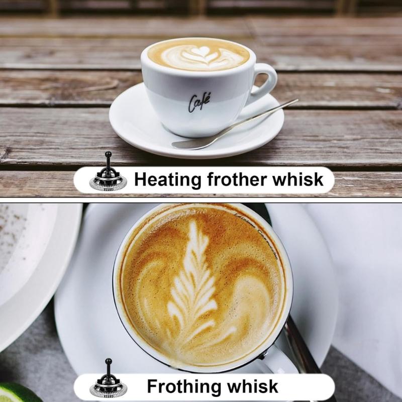 High Speed Electric Milk Frother Whisks And Heat Resistant Lid Replacement Parts