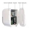 New 8L DeskTop Face Beauty Cosmetics Fridge Skin Care Goods Mirror Fridge Portable Car Refrigerator Freezer Cooler Warming Box For Home Use