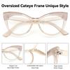 Karsaer Cat Eye Frame Glasses for Women Men Computer Eyeglasses Coloured Spectacles E1322