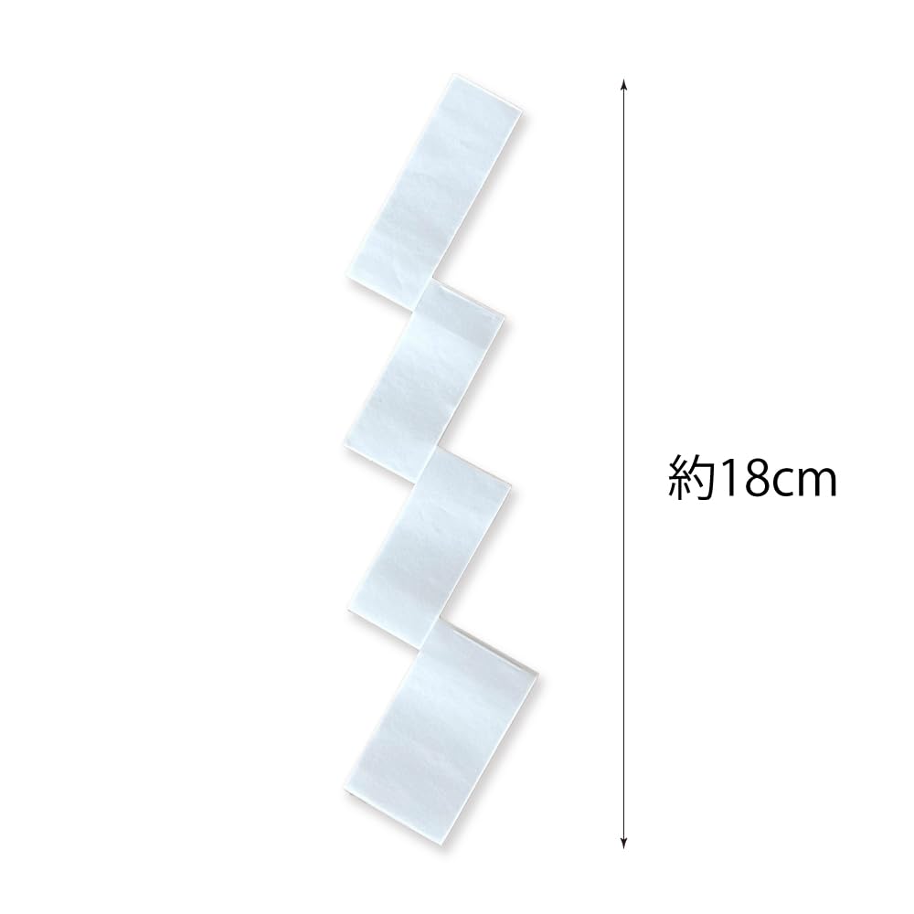 Set of 40 Shide Shidare (paper streamers), approximately 18cm long, white, for Shinto altars, Shimenawa (sacred rope), Kamidana no Sato