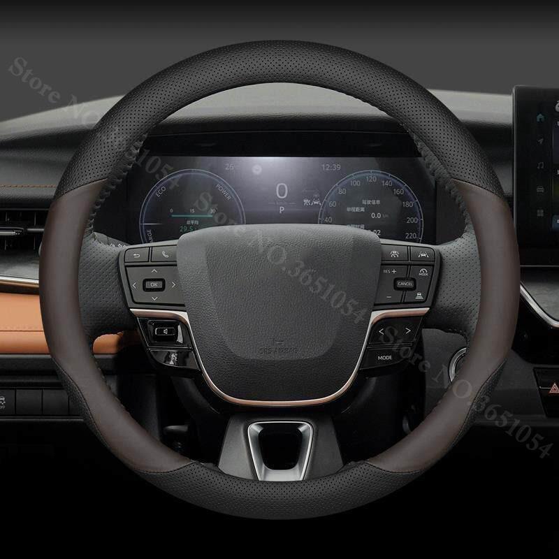 Pohodlný kožený potah na volant do auta Ultratenký protiskluzový obal na rukojeť auta pro Toyota RAV4 RAV-4 2019-2026