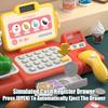 36pcs Children Humorous Supermarket Cash Register Speech Intelligent Recognition Pretend Checkout Featuring Cash Register Role Playing Playthings