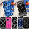 Black Bandana Paisley For OnePlus 13 13R 12 12R 11 9 10 Pro 8T 9RT 10T 10R N20 N30 Nord CE 2 3 4 Lite Phone Case