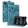 iPad Air 13-inch 2025 Leather Case, Cherry Blossom Cat Design, Card Slot, Stand Compatible with iPad 10.9 and Pro 11-inch