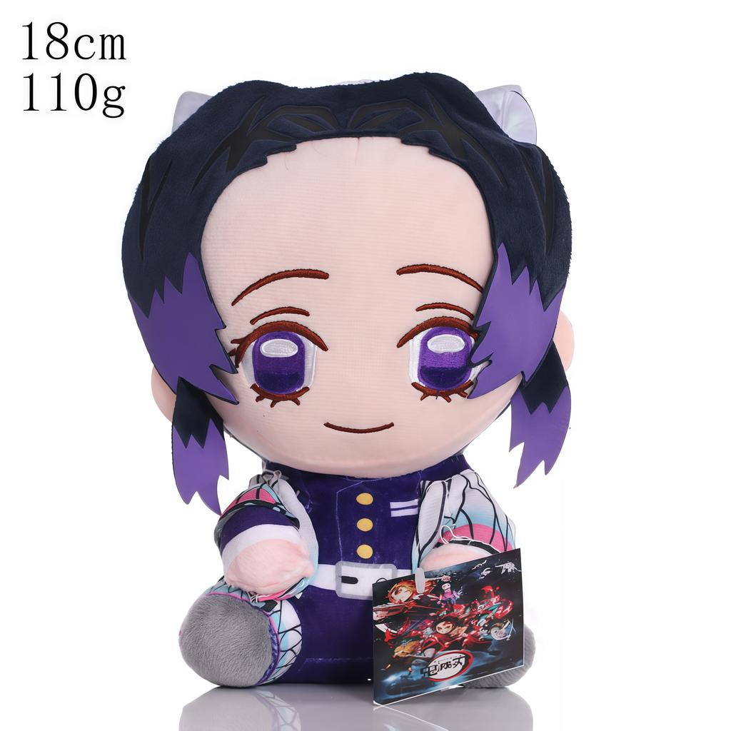15-25 cm Kimetsu no Yaiba Kreskówkowe Pluszowe Zabawki Zabójca Demonów Breloczek Kamado Tanjirou Kamado Nezuko Kochou Figurka Pluszowa Lalka Dziecięcy Prezent