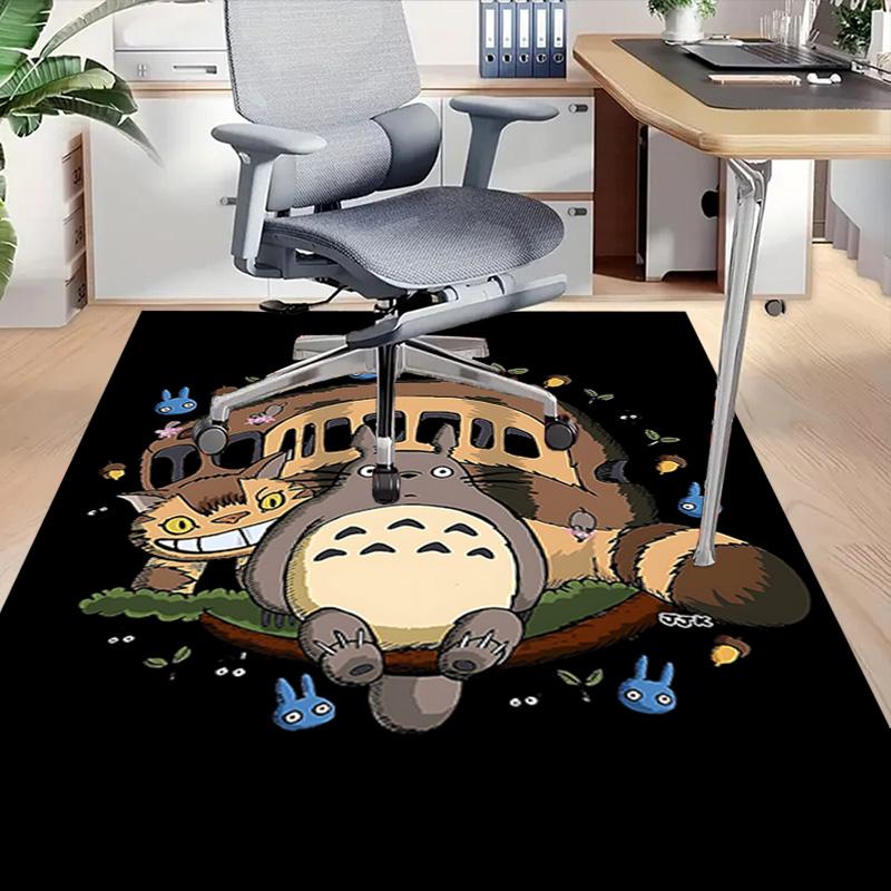 1 stuks Nachtelijke Totoro Ontspanningskleed voor Speelkamer Slaapkamer Woonkamer Bank Huisdecoratie, Kinder Spelplek Kleed Antislip Vloermat Y7298