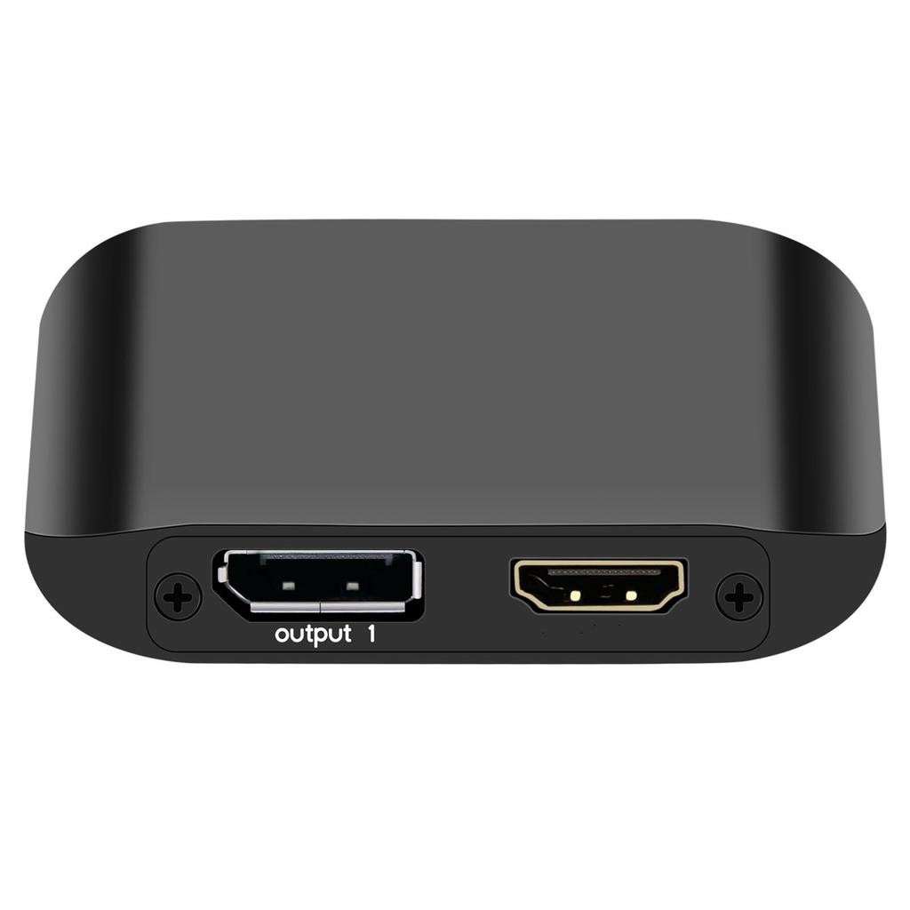 Video Splitter 4K60Hz DP to Compatible HDMI+DP MST Splitter Dual Monitor Adapter for Laptop Ultrabook Compatible HDMI