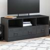 Vidaxl TV Cabinet, Anthracite, 99X39X44 Cm, Steel