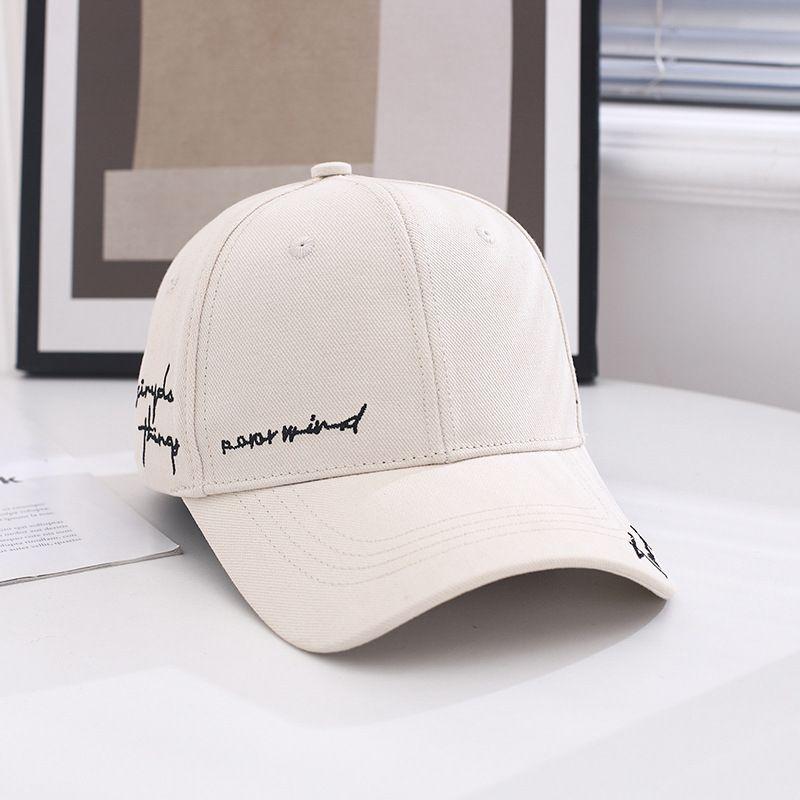 

Бейсболка Весна и Осень Женская Новинка Жесткий Верх K-стиль Мужская Бейсболка Мода Все-Сочетание Повседневная K-стиль Уличная Шляпа Солнцезащитная Beige One size