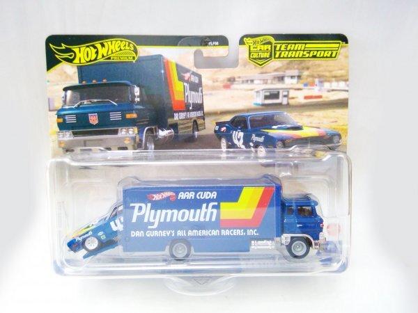 Hot Wheels 70 PLYMOUTH AAR CUDA SAKURA SPRINTER Team Transport / #63