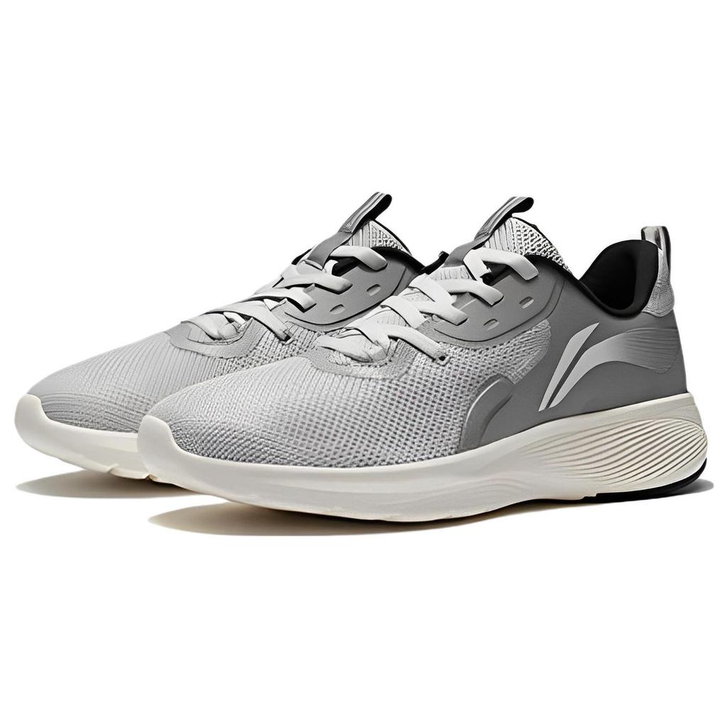 Li Ning Low top Running Shoes Men's Gray ARSS027-4