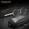 KINGSEVEN Round Steampunk Sunglasses Retro Vintage Men Women Glasses Polarized UV400 Protective Glasses Driving Causal Eyewear7