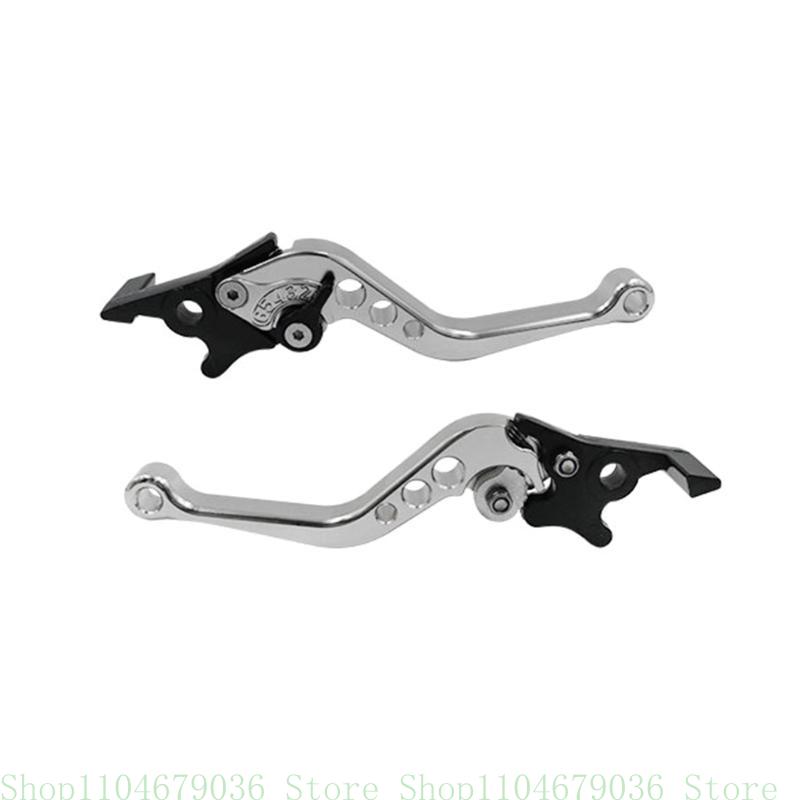 Aluminum Double Disc Brake Handle Lever Adjustable for Motorcycles Scooters Electric Bike Motorcycle Accessories 1Pair