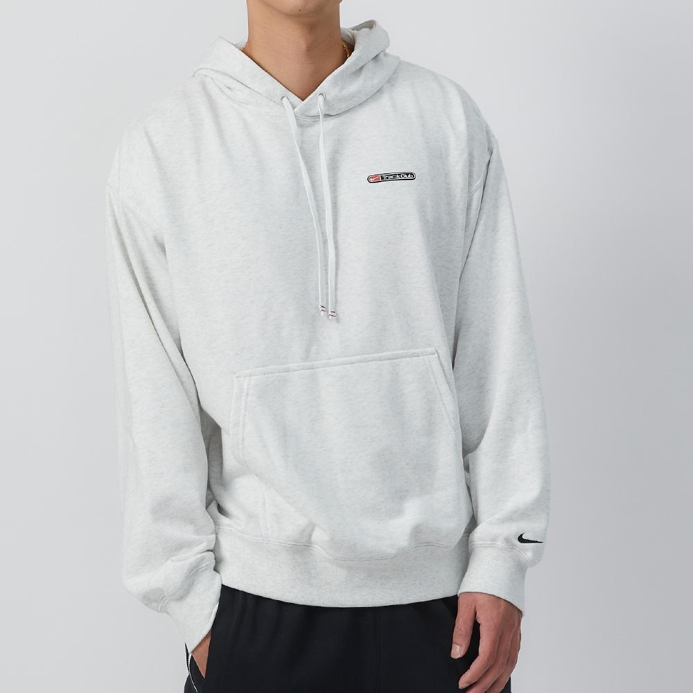 Nike Dri-Fit Solid Hoodie With Drawstring, Quick-Drying Casual Sweatshirt Men Tops Summit-White FN3396-025