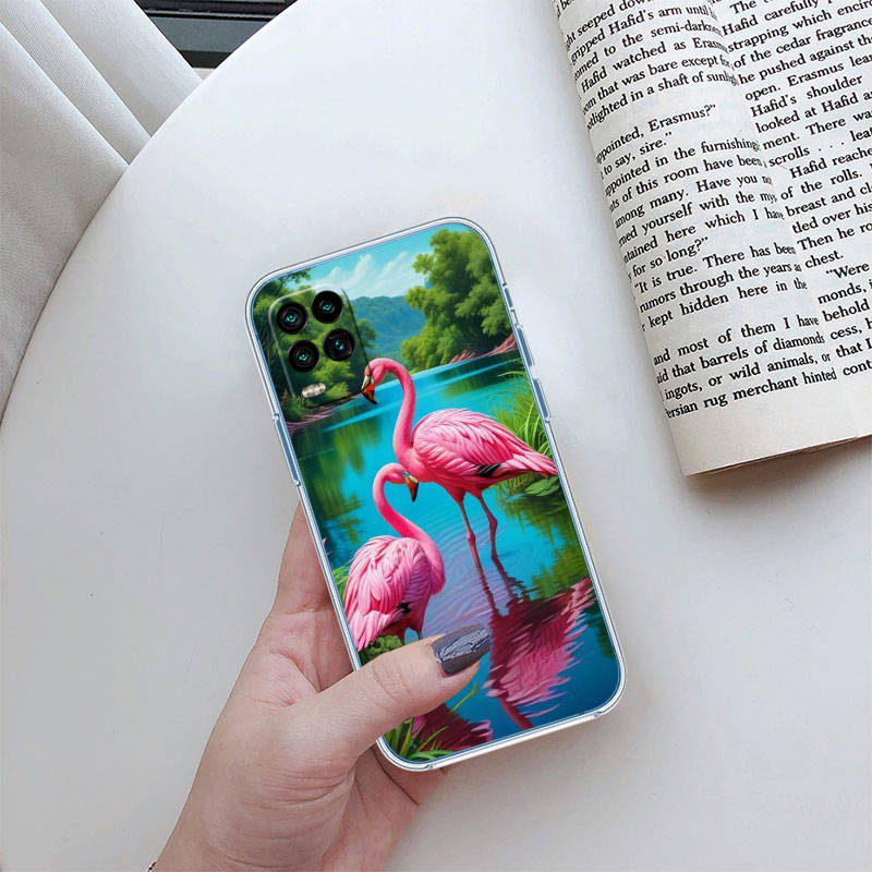 

JO24 Flamingos Pink Bird Phone Case for Motorola Edge 20 30 S30 40 50 Fusion Lite Plus Pro Neo Ultra One Power Action Macro Hyper Vision Zoom Moto Edge 40 Neo оленевий