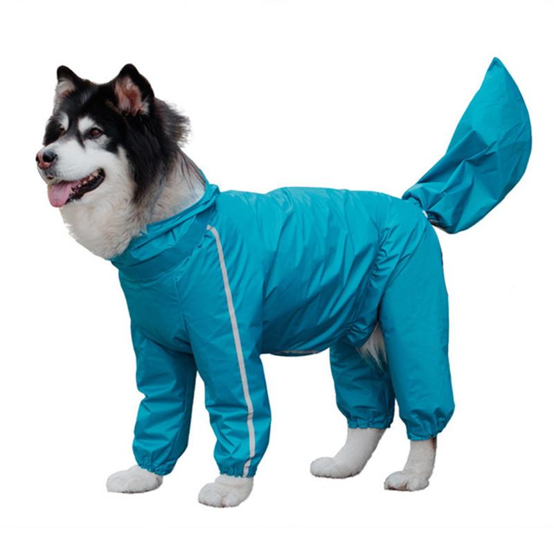 Hondenregenjas Voor Grote Honden Volledig Bedekkende Capuchon Waterdichte Hond Regenjas Met Afneembare Staartkap Huisdierkleding Husky Samojeed (as the picture,9XL)