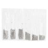 4 Colors Nail Art Decorations 0.5mm 3.0mm Steel Ball Manicure Accessories Silver Grey