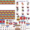 Decoration Ryans Party Tableware Paper Plate Banners Kids Birthday